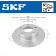 Jeu de 2 disques de frein arrière SKF VKBD 90458 S2 - Visuel 2