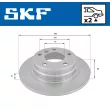 Jeu de 2 disques de frein arrière SKF VKBD 90466 S2 - Visuel 2