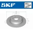 Jeu de 2 disques de frein arrière SKF VKBD 90470 S2 - Visuel 2