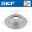 Jeu de 2 disques de frein arrière SKF VKBD 90507 S2 - Visuel 2