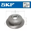 Jeu de 2 disques de frein arrière SKF VKBD 90516 S2 - Visuel 2