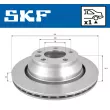 Jeu de 2 disques de frein arrière SKF VKBD 90539 V1 - Visuel 2