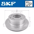 Jeu de 2 disques de frein arrière SKF VKBD 90545 V1 - Visuel 2