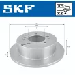 Jeu de 2 disques de frein arrière SKF VKBD 90556 S2 - Visuel 2