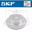 Jeu de 2 disques de frein arrière SKF VKBD 90571 V1 - Visuel 2