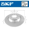 Jeu de 2 disques de frein arrière SKF VKBD 90596 S2 - Visuel 2