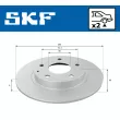 Jeu de 2 disques de frein arrière SKF VKBD 90608 S2 - Visuel 2