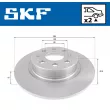 Jeu de 2 disques de frein arrière SKF VKBD 90631 S2 - Visuel 2