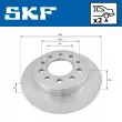 Jeu de 2 disques de frein arrière SKF VKBD 90637 S2 - Visuel 2