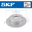 Jeu de 2 disques de frein arrière SKF VKBD 90730 S2 - Visuel 2
