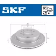Jeu de 2 disques de frein arrière SKF VKBD 90747 V2 - Visuel 2