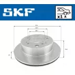 Jeu de 2 disques de frein arrière SKF VKBD 90799 V1 - Visuel 2