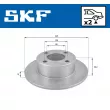 Jeu de 2 disques de frein arrière SKF VKBD 90815 S2 - Visuel 2