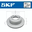 Jeu de 2 disques de frein arrière SKF VKBD 90826 V2 - Visuel 2