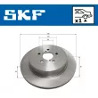 Jeu de 2 disques de frein arrière SKF VKBD 90886 V1 - Visuel 2