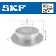 Jeu de 2 disques de frein arrière SKF VKBD 90895 S2 - Visuel 2