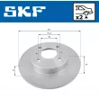 Jeu de 2 disques de frein arrière SKF VKBD 90967 S2 - Visuel 2