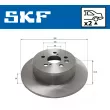 Jeu de 2 disques de frein arrière SKF VKBD 90969 S2 - Visuel 2