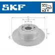 Jeu de 2 disques de frein arrière SKF VKBD 91023 S2 - Visuel 2
