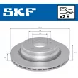 Jeu de 2 disques de frein arrière SKF VKBD 91047 V2 - Visuel 2