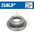 Jeu de 2 disques de frein arrière SKF VKBD 91048 S2 - Visuel 2