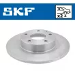 Jeu de 2 disques de frein arrière SKF VKBD 91062 S2 - Visuel 2