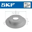 Jeu de 2 disques de frein arrière SKF VKBD 91088 S2 - Visuel 2