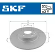 Jeu de 2 disques de frein arrière SKF VKBD 91103 S2 - Visuel 2