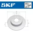 Jeu de 2 disques de frein arrière SKF VKBD 91110 S1 - Visuel 2