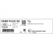 Jeu de 2 disques de frein arrière SKF VKBD 91131 S2 - Visuel 3