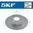 Jeu de 2 disques de frein arrière SKF VKBD 91304 S2 - Visuel 2