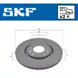 Jeu de 2 disques de frein arrière SKF VKBD 91305 V2 - Visuel 2