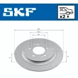 Jeu de 2 disques de frein arrière SKF VKBD 91323 S2 - Visuel 2