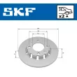 Jeu de 2 disques de frein arrière SKF VKBD 91351 S2 - Visuel 2