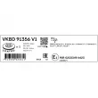 Disque de frein avant gauche SKF VKBD 91356 V1 - Visuel 3
