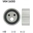 Poulie-tendeur, courroie crantée SKF VKM 16000 - Visuel 1