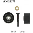 Poulie renvoi/transmission, courroie de distribution SKF VKM 22179 - Visuel 1