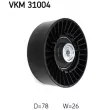 Poulie-tendeur, courroie trapézoïdale à nervures SKF VKM 31004 - Visuel 1