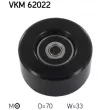 Poulie-tendeur, courroie trapézoïdale à nervures SKF VKM 62022 - Visuel 1
