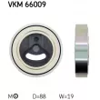Poulie-tendeur, courroie trapézoïdale à nervures SKF VKM 66009 - Visuel 1