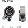 Poulie-tendeur, courroie crantée SKF VKM 71706 - Visuel 1