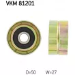 Poulie renvoi/transmission, courroie de distribution SKF VKM 81201 - Visuel 1