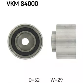 Poulie renvoi/transmission, courroie de distribution SKF VKM 84000