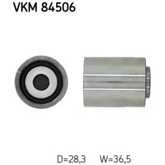 Poulie renvoi/transmission, courroie de distribution SKF VKM 84506
