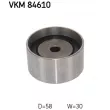 Poulie renvoi/transmission, courroie de distribution SKF VKM 84610 - Visuel 1