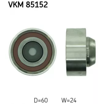Poulie renvoi/transmission, courroie de distribution SKF VKM 85152