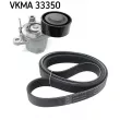 Jeu de courroies trapézoïdales à nervures SKF VKMA 33350 - Visuel 1