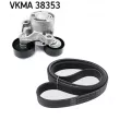Jeu de courroies trapézoïdales à nervures SKF VKMA 38353 - Visuel 2