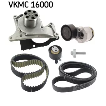 Pompe à eau + kit de courroie crantée SKF VKMC 16000