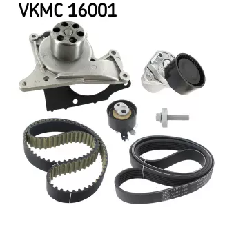 Pompe à eau + kit de courroie crantée SKF VKMC 16001